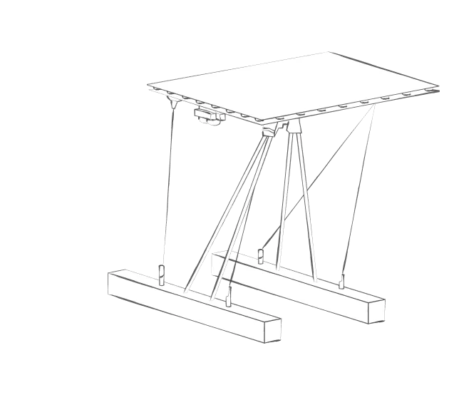 1. Computer-guided mirrors reflect sunlight to the receiver 